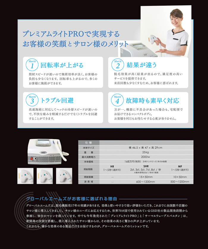 お客様の笑顔とサロン様のメリット