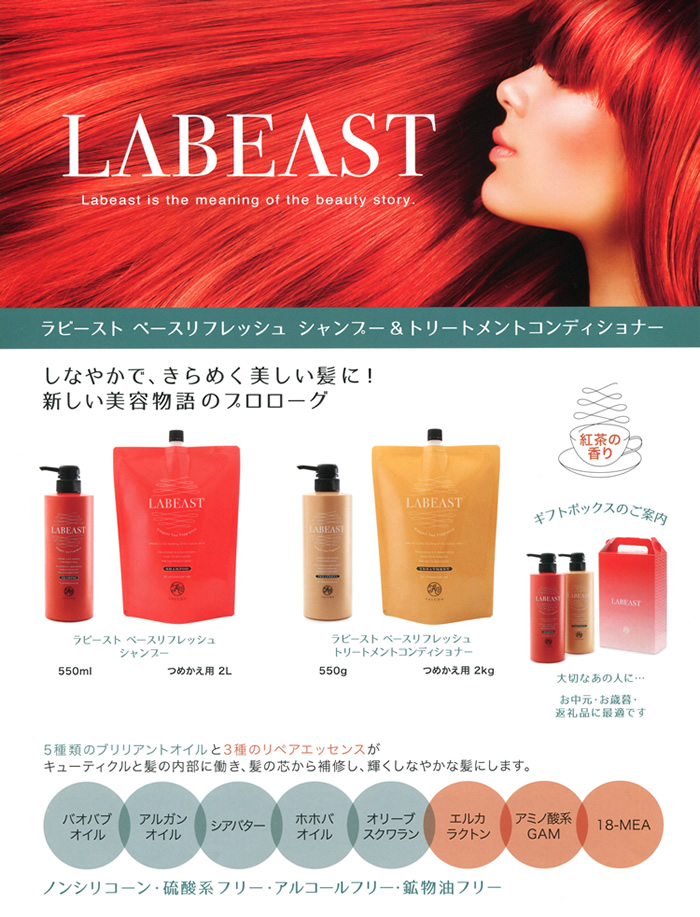 ラビースト シャンプー&コンディショナー | ヘアケア、育毛