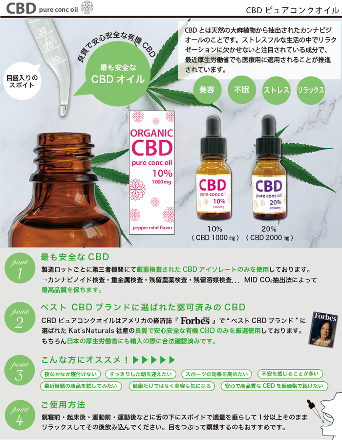 CBD ピュアコンクオイル